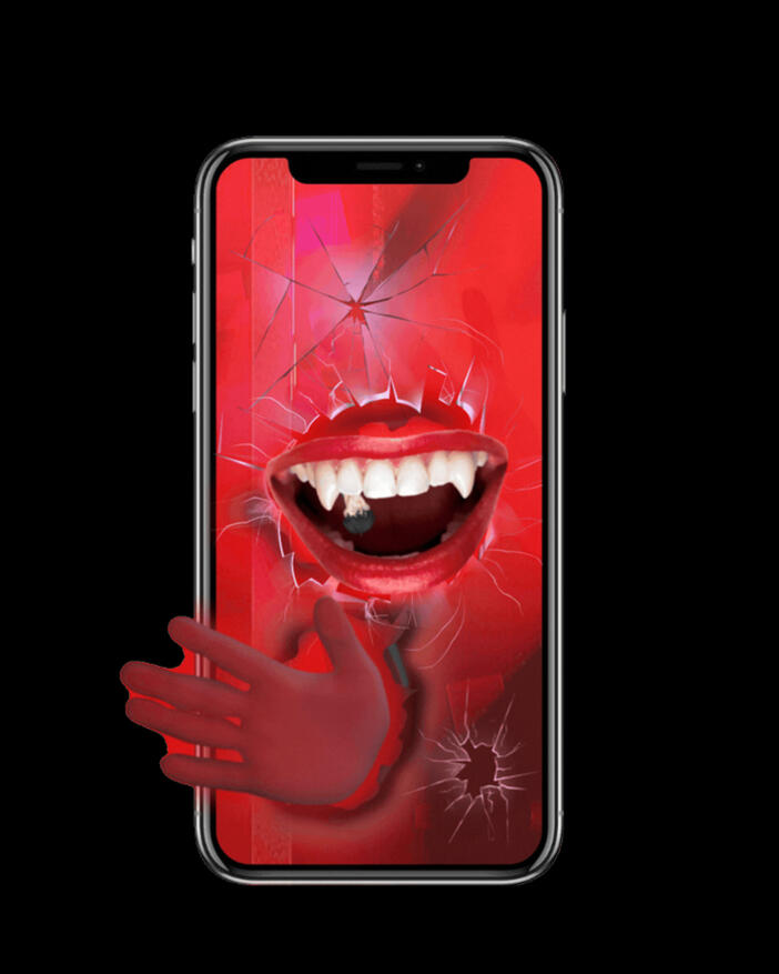 Creepy Cell Phone (Scandalous Halloween Ultimatum - I Married a Monster on a Hill)